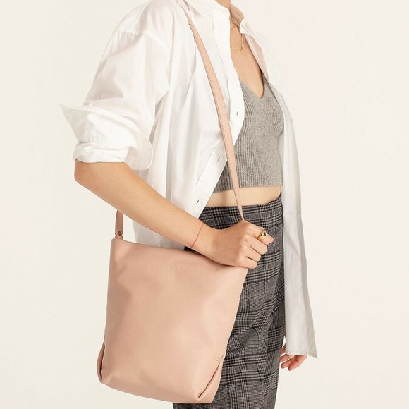 J.Crew Oslo soft leather bucket bag - Picture 1 of 3